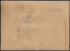 cca 1960-1970 Linzbauer Tamás: Kisvonat, fotó, hátulján pecséttel jelzett, 10,5×14 cm