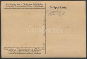 1916 Az orosz fronton, fotólap, feliratozva, 9×14 cm