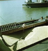 cca 1954 Budapest, a Csepeli Szabadkikötőben készített 10 db vintage negatív, Kotnyek Antal (1921-19...