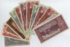 1919-1984. 14db-os vegyes korona, pengő és forint bankjegy tétel T:I-IV