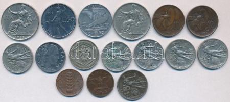 Olaszország 1908-1979. 5c-50L (16xklf) fémpénz tétel T:2,2-
Italy 1908-1979. 5 Centesimi - 50 Lire ...