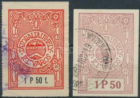 Sátoraljaújhely 1927-1928 MPIK 12+14 (6.000)