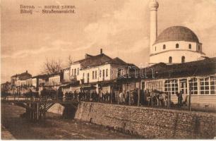 Bitola, Bitolj; Strassenansicht / street view with mosque