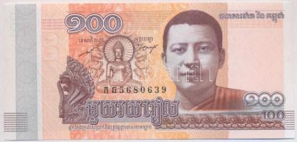 Kambodzsa 2014. 100R T:I Cambodia 2014. 100 Riels C:UNC