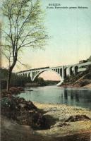 Gorizia, Görz; Ponte Ferroviario presso Salcano / railway bridge