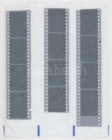 cca 1975 Karambolos autók helyszínelő felvételei, 12 db szabadon felhasználható vintage negatív, 24x36 mm