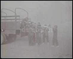 1961. szeptember 17. Kecskemét, légó gyakorlat, 42 db vintage negatív Krisch Béla (1929-?) hagyatéká...