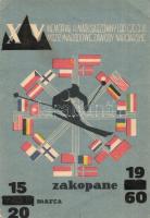 1960 XV. Memorial H. Marusarzowny I Br. Czecha Miedzynarodowe Zawody Narciarskie / International memorial ski competition in Zakopane, Poland (EK)