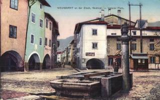 Egna, Neumarkt an der Etsch (Südtirol); Unterer Platz. Franz Holzknecht / square