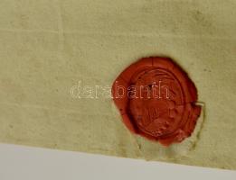 1833 Maross György csanádi kanonok, 1848-as dicstelen szereplő részére írt levél a becskereki plébán...