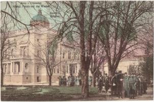 Belgrade, Königliche Palais mit der Wache / palace with the guards