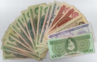 1962-1993. 56db-os forint bankjegy tétel 10-20-50-100-500-1000Ft-os címletek, benne 1975. 500Ft &quo...