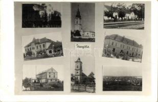 Margitta, Marghita; Vasútállomás, templomok, malom, Mölki apátság kastélya, bíróság / railway station, churches, mill, abbey castle, court (EK)