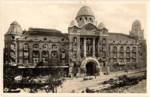 Budapest XI. Szent Gellért gyógyfürdő - 3 db RÉGI városképes lap, villamos / 3 pre-1945 town-view po...