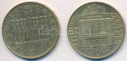 Ausztria 1980. 20Sch Cu-Al-Ni + 1994. 20Sch Cu-Al-Ni T:2
Austria 1980. 20 Schilling Cu-Al-Ni + 1994...