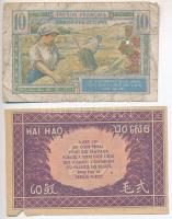 Franciaország / Katonai kiadás 1947. 10Fr + Francia-Indokína 1942. 20c T:III-
France / Military Iss...