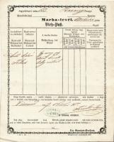 1867 Marhalevél "Notariat Wéménd"