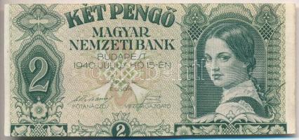 1940-1946. 12db-os pengő tétel közte több hibásan darabolt, benne: 1940. 2P körbevágva + 1943. 1000P...