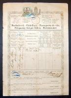 1875 Marhalevél "Várdomb"