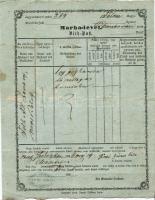 1866 Marhalevél "Nagy Szokoly"