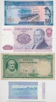 6db-os külföldi bankjegy tétel, közte Mianmar, Észtország, Srí Lanka T:I-III 6pcs of various banknotes, including Myanmar, Estonia, Sri Lanka C:UNC-F