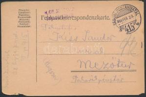 Austria-Hungary Field postcard &quot;M.KIR.32. HONVÉD GYALOG EZRED&quot; + &quot;TP 415 b&quot;, Tábori posta levelezőlap &quot;M.KIR.32. HONVÉD GYALOG EZRED&quot; + &quot;TP 415 b&quot;