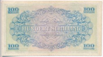 Ausztria / Szövetséges megszállás 1944. 100Sch sorozatjel vonal nélkül T:II-
Austria / Allied Occup...