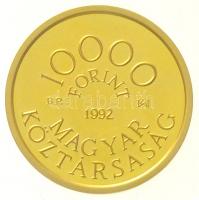 1992. 10.000Ft Au "Károly Róbert" (6,99g/0.986) + 1994. 500Ft Ag "Integráció az EU-ba...