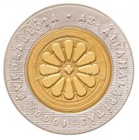 1999. 20.000Ft Au "Államalapítás 1000. évfordulója" (6,99g/0.986/22mm) + 1999. 3000Ft Ag &...