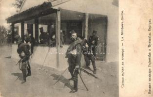 La Militaire Serbe / Serbian military postcard, soldiers (EK)