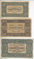 1923. 500K + 1923. 5000K + 1923. 10.000K T:IV egyik restaurált