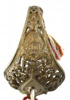 Osztrák-magyar bányász tiszti kard, díszes markolattal, a kosáron "Glück auf!" felirattal,...