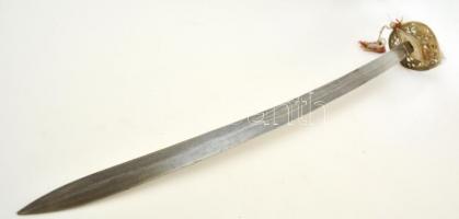 Osztrák-magyar bányász tiszti kard, díszes markolattal, a kosáron "Glück auf!" felirattal,...