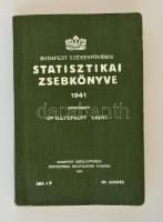 1941 Budapest Székesfőváros statisztikai zsebkönyve, szerkeszti: Dr. Illyefalvi Lajos, 477p