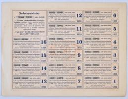 Budapest 1923. "'Taurus' Huskereskedelmi Részvénytársaság" ötven részvénye egyen...