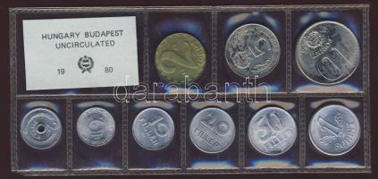 1980. 2f-10Ft (9klf db) forgalmi sor szettben T:1