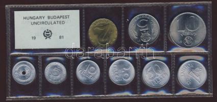 1981. 2f-10Ft (9klf db) forgalmi sor szettben T:1