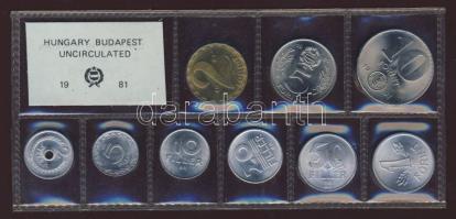 1981. 2f-10Ft (9klf db) forgalmi sor szettben T:1