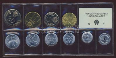 1987. 2f-20Ft (10klf db) forgalmi sor szettben T:1