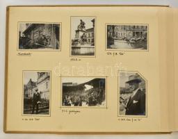 cca 1920-1926 Egy magyar fotós albuma. 381 kép vegyes témában és helyszínekkel, mind feliratozott, a...