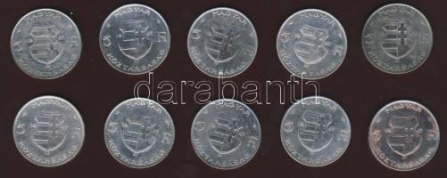 1947. 5Ft Ag "Kossuth" (10x) T:2/3