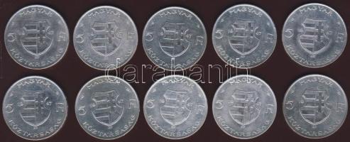 1947. 5Ft Ag "Kossuth" (10x) T:2/3