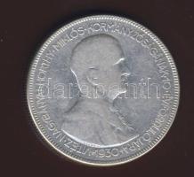 1930. 5P Ag "Horthy jobbra" T:3