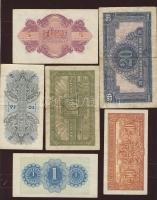 Ausztria/nemzetközi megszállás 1944. 50Gr, 1Sch (2x), 2Sch, 5Sch, 10Sch (2x), 20Sch T:II,II-