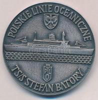 Lengyelország ~1968-1990. "Lengyel Óceánhajózási Társaság - TSS Báthory István" ezüstözött...