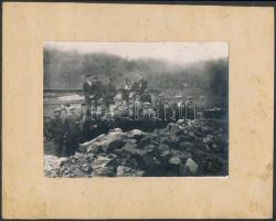 1948 Tokaj környéke, Tarmag-bánya, 4 db fotó, közte 2 db utólagos nagyítással, 13x17 és 24x17 cm köz...