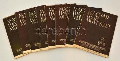1938 a Magyar Iparművészet 41. évf. 1-10. száma, érdekes írásokkal, jó állapotban