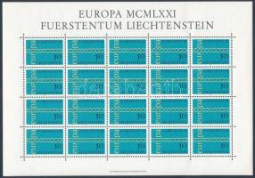 Europa CEPT mini sheet Europa CEPT kisív