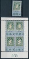 50 éves az Ír bélyeg + blokk, 50th anniversary of Irish stamp + block