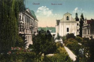 Chocen, Skola a kostel / school and church